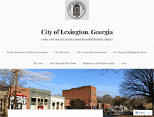 Tablet Screenshot of lexingtonga.org